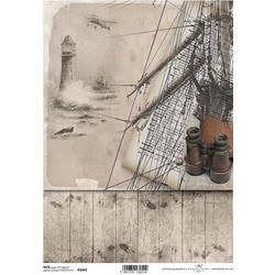 Ριζόχαρτο Decoupage A4 - Lighthouse