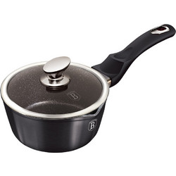 Berlinger Haus Metallic Line Carbon Pro Edition Κατσαρόλα Γάλακτος Αλουμινίου Επίστρωση Μαρμάρου 16cm 1.2lt