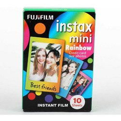 Fujifilm Color Instax Mini Film Rainbow (10 Exposures)