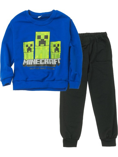 Παιδικό σετ φόρμας online για αγόρια Minecraft season μπλε