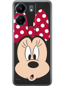 Disney Case Redmi 13C Minnie Full Print Surprise Θήκη Κινητού Black