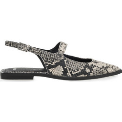 BRONX SLINGBACK U45335591283 - ΠΑΓΟΣ ΜΑΥΡΟ ΦΙΔΙ 66559-Ε/laur-ynn-3842 OATMILK/WHITE/BLACK