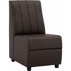 HomeMarkt Πολυθρόνα Καφέ Landon HM3162.03