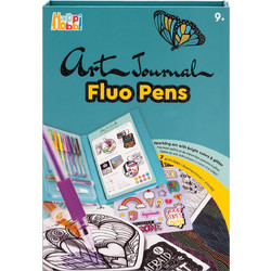 HappiHobbi Art Journal Fluo Στυλό Για 9+ Χρονών