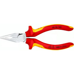 KNIPEX 08 26 145 ΠΕΝΣΑ - ΜΥΤΟΤΣΙΜΠΙΔΟ ΗΛΕΚΤΡΟΛΟΓΟΥ ΜΙΝΙ 145 mm