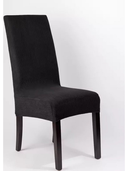 Κάλυμμα Καρέκλας Ελαστικό Με Πλάτη Armonia Style - 96 - Black
