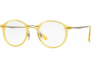 Ray-Ban RB7073 5589 Γυναικείος Σκελετός Γυαλιών Οράσεως Μεταλλικός Ασημί Κίτρινος