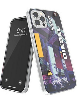 DIESEL Clear Case Mad Dog Jones Aopiphone 12/12 Pro multikolor/Colorful - (44324)