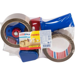 Tesa Tesapack Dispenser Promo incl.2 Pack.Tap.Brown 66mx50mm