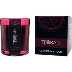 Αρωματικό κερί Cranberry Coco 130gr της Teoran