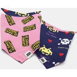 Wild Barks Game Over Bandana Small