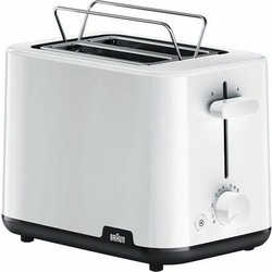 Braun Breakfast 1 Collection HT1010WH Φρυγανιέρα 2 Θέσεων 900W