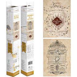 Pyramid: Harry Potter (Map And School List) Boxed Posters (52x38cm) (PPB35442)