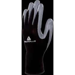 Delta Plus Γάντια Εργασίας Νιτριλίου 0.9mm Γκρι (VE712GR)