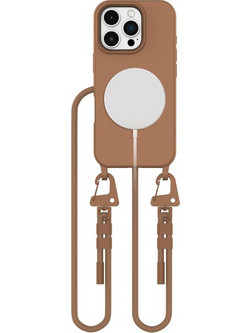 Tech-Protect MagNecklace MagSafe iPhone 16 Pro Case - Brown