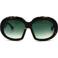 KreuzbergKinder Audrey C2 Γυναικεία Γυαλιά Ηλίου Oversized Κοκάλινα Ταρταρούγα με Πορτοκαλί Degradee Φακό