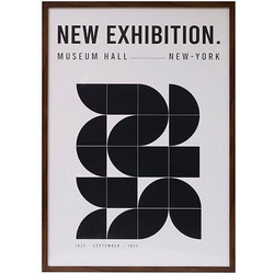 Atmosphera Πίνακας Poster Frame Museum ADEM 50x70 εκ. - Συλλογή Sky Lounge 206459B