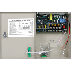 Power Supply Back Up Τροφοδοτικό Κατανεμητής 18 X CCTV Κάμερες 12V 20A 360W 9-115