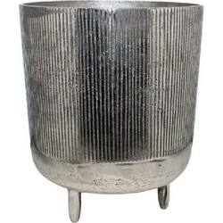 Σαμπανιέρα FLA340 23x23x29cm Silver Espiel Αλουμίνιο