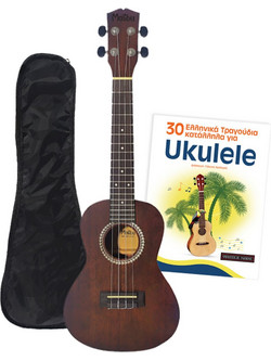 Malibu MA-20C Pro Series Concert Brown Bundle