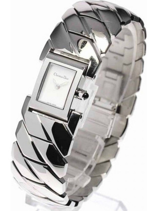 Dior Art Deco Γυναικείο Ρολόι με Ασημί Μεταλλικό Μπρασελέ D72-100