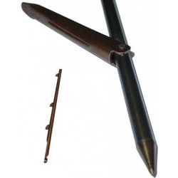Βέργα Ταϊτής BUCANERO Shark Fins Inox 17-4PH Μονόφτερη Μέγεθος 110 cm