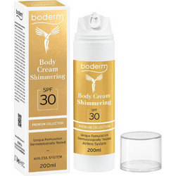 Boderm Prototype Shimmering Αντηλιακή Κρέμα Σώματος SPF30 200ml