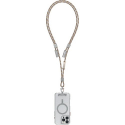 Skinarma Universal Phone Lanyard Cable 2in1 Dyno Ve USB-C/USB-C Beige - (SK-DYVE-CBLCC-BGE)
