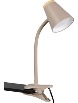 Φωτιστικό Γραφείου Με Κλιπ Pongo R25831143 9,5x33cm 1xLed 500lm 4,5W 3000K Beige RL Lighting