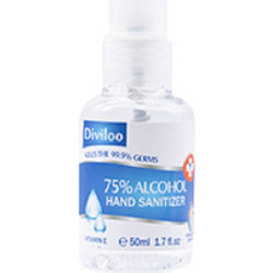 Diviloo 75% Alcohol Hand Sanitizer Αντισηπτικό Gel Χεριών 50ml