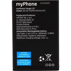 myPhone CZE004548 (Tango) 4G 4GR