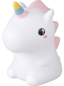 GSC Φωτιστικό Led Unicorn 1W Rgb με Επαναφορτιζόμενη Μπαταρία Λευκό - (202800013)