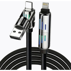 Hyperloq(TM) NeoCable Καλώδιο - Μαύρο 2m