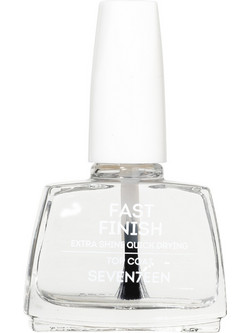 Seventeen Fast Finish Extra Shine Top Coat Gloss Quick Dry 12ml