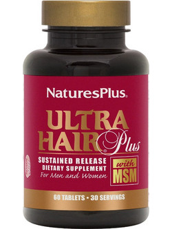 Nature's Plus Ultra Hair Συμπλήρωμα Διατροφής κατά της Τριχόπτωσης 60 Ταμπλέτες