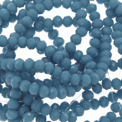 Ροδέλα Κρυστάλλινη Ταγιέ 2x3mm 226107186 100τεμαχια Γαλαζιο 100