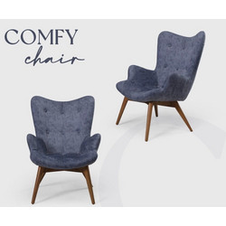 Πολυθρόνα υφασμάτινη Comfy