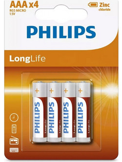 Philips Longlife AAA 4τμχ