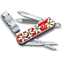 Nail Clip 580 ελβετικός σουγιάς 65 mm 8 λειτουργίες σχέδιο edelweiss