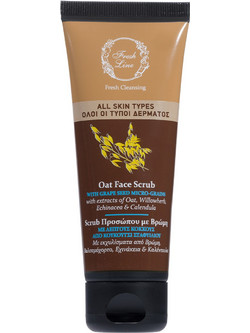 Fresh Line Oat Face Ενυδατικό Scrub Προσώπου 75ml