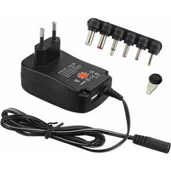 ATC Ρυθμιζόμενο Universal Τροφοδοτικό 12V 2.5A με σετ βυσμάτων 05.007.0034
