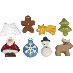 Καλούπι Rayher Xmas 2.5-4.5 cm 8 Σχέδια