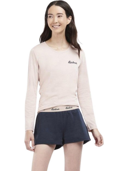 Πιτζάμα BARBOUR Regular Fit Sadie Lounge Soft Pink Navy Blue