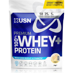 USN 100% Premium Whey Bag Vanilla Πρωτεΐνη Ορού Γάλακτος Γράμμωσης 2kg