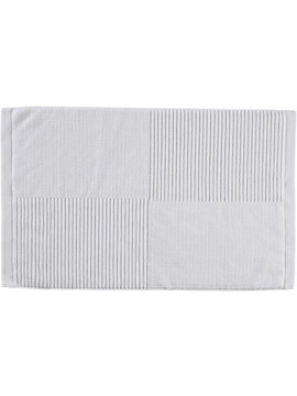 Zone Denmark Πατάκι Μπάνιου Βαμβακερό 80x50 - Classic White