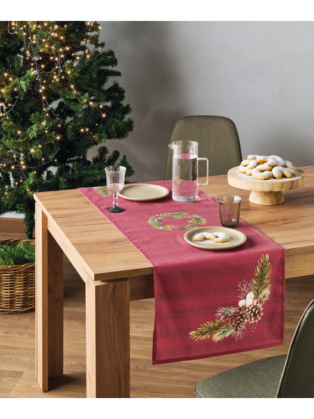 Runner Τραπεζαρίας 45x140cm Kentia - Snow 253