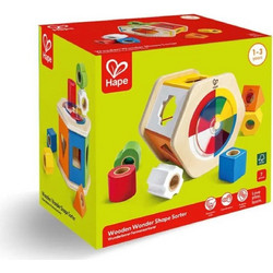 Hape Early Explorer Ξύλινο Shake & Match Shape Sorter 12+ Μηνών