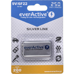 everActive Silver Line 9V 250mAh 1τμχ