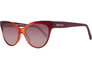 Benetton BE998 S04 Γυαλιά Ηλίου Cat Eye Κοκάλινα Κόκκινα με Καφέ Polarized Φακό