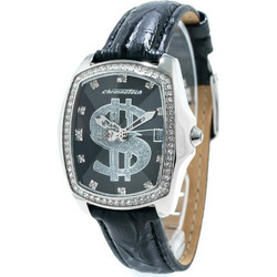Chronotech Γυναικείο Ρολόι με Μπλε Δερμάτινο Λουράκι CT7896LS-103